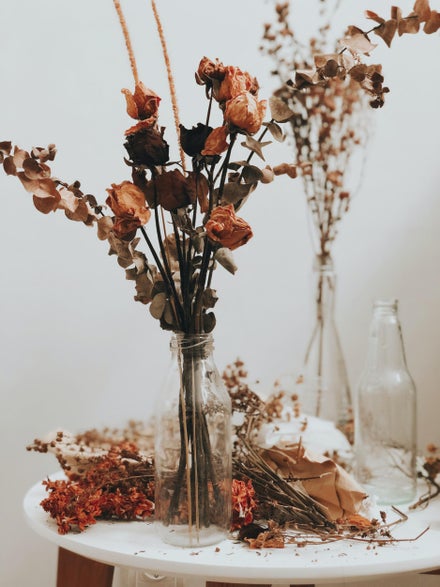 Trendy idé: tørrede blomster